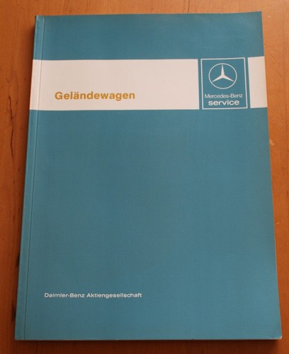 Werkstatthandbuch mercedes g - ,