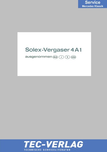 Solex vergaser 4a1 - vergaser,