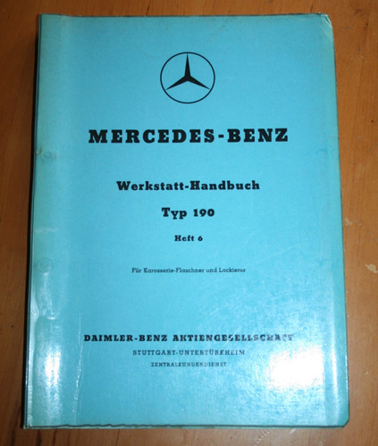 Werkstatthandbuch mercedes w - ,