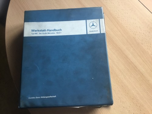 Werkstatt handbuch type 600 - werkstatt,