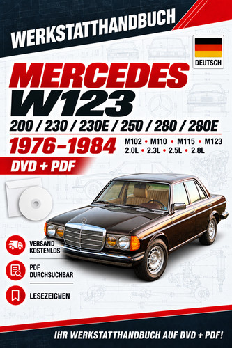 Mercedes w123 1976 - mercedes,
