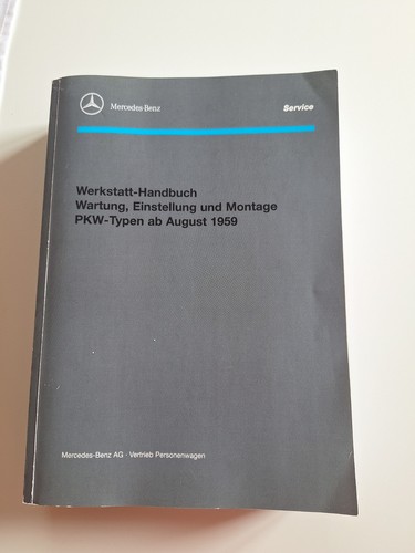 Werkstatt handbuch mercedes - werkstatt,